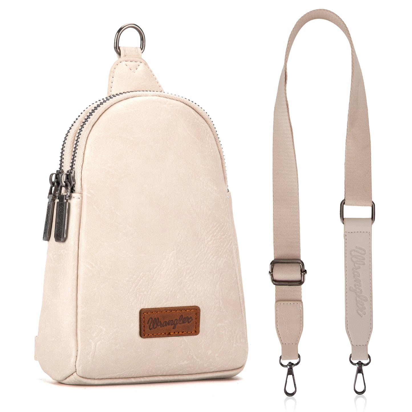 Wrangler Sling Bag/Crossbody/Chest Bag - Cream