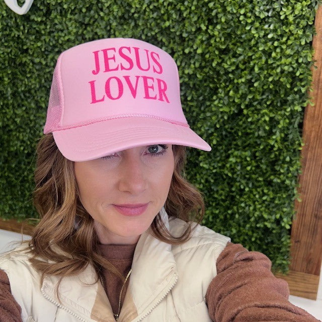 Jesus Lover Puff Hat