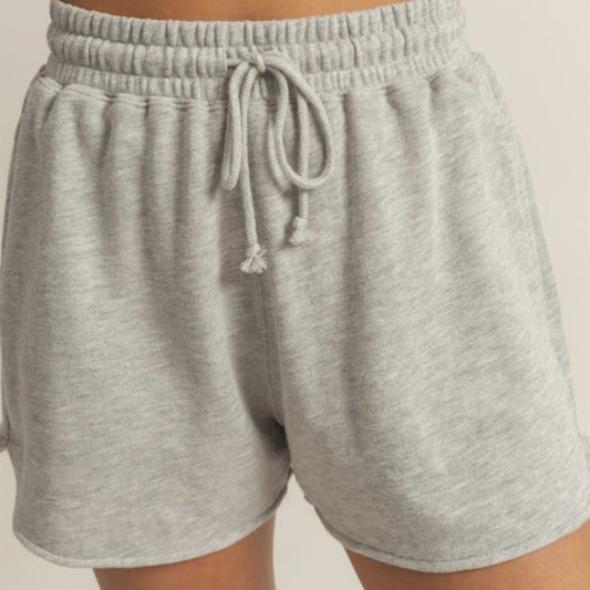 Drawstring Waist Casual Shorts