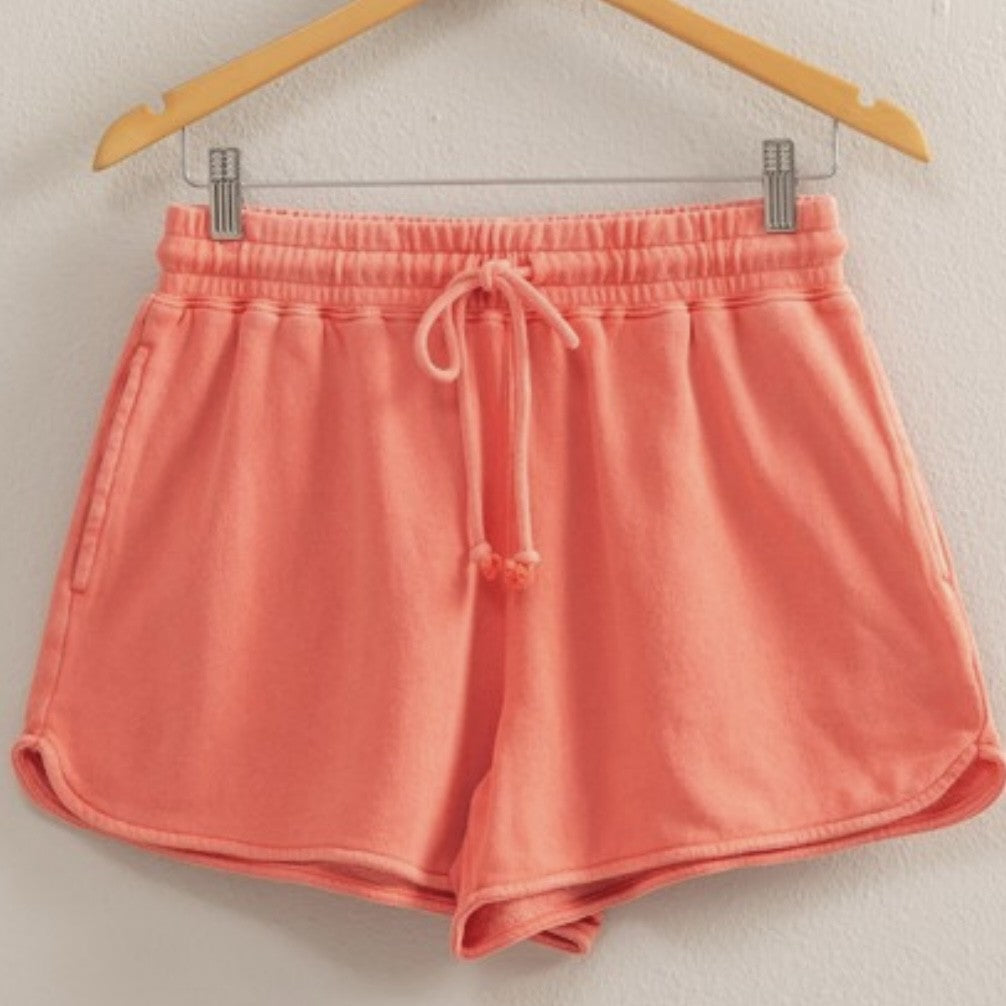 Drawstring Waist Casual Shorts